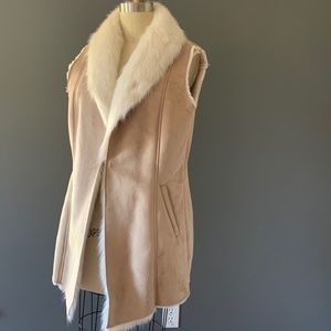 J. McLaughlin NWT Fur Vest